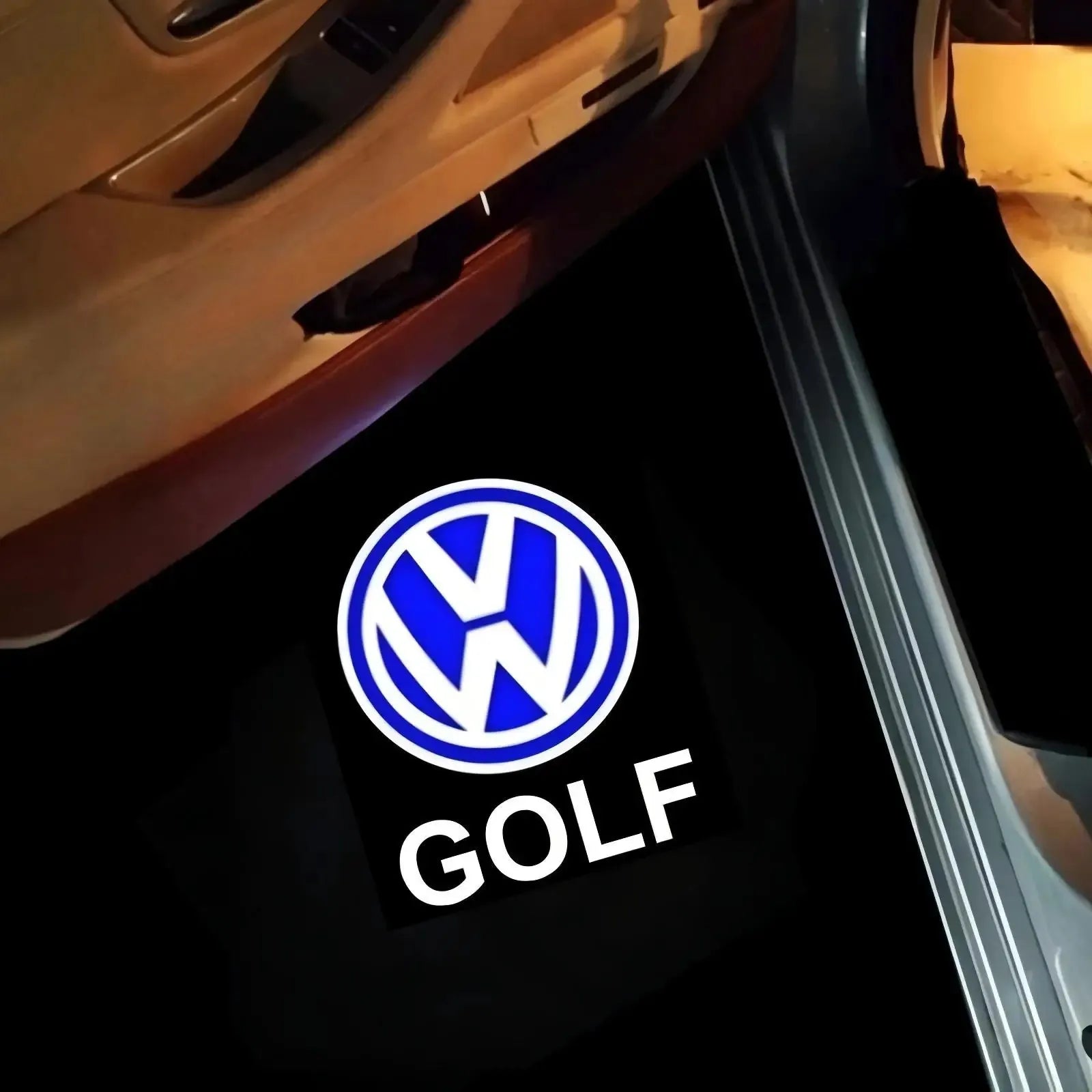 LED Car Door Light Projector Lamp For Volkswagen VW R Line GTI Touareg 7P Golf 5 6 7 Jetta MK5 MK7 Passat B6 B7 B8 B9 CC Tiguan