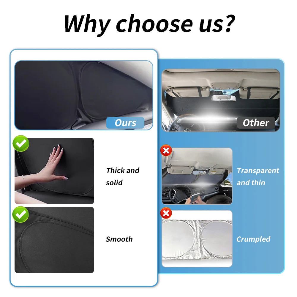 Custom Snap Car Window Sunshade for Alfa Romeo Stelvio 2017 2018 2019 2020-2024 Curtain Mesh Front Windshield Frame Curtain