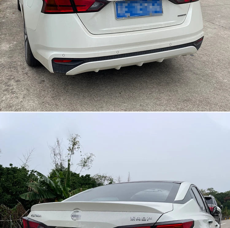 For 2019--2022 Nissan Altima Teana Rear Trunk Spoiler M4 Style Rear Window Roof Spoiler ABS Material Tuning Body Kit Accessories