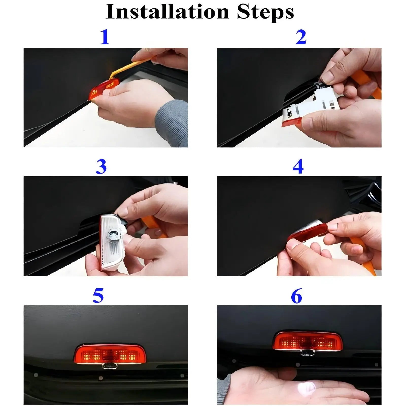 LED Car Door Light Projector Lamp For Volkswagen VW R Line GTI Touareg 7P Golf 5 6 7 Jetta MK5 MK7 Passat B6 B7 B8 B9 CC Tiguan