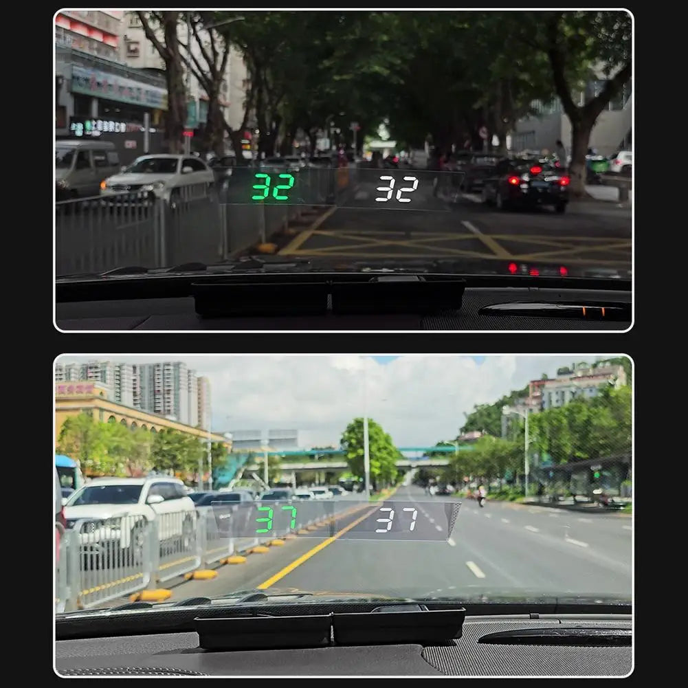 M2 Head Up Display Car Universal Speedometer KMH/MPH HUD USB Cable Plug & Play GPS & Beidou Dual Satellite System