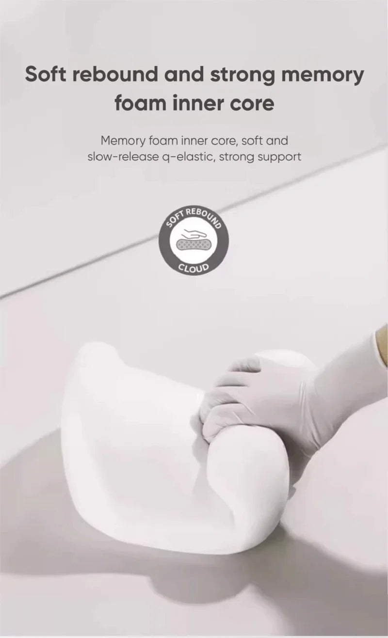 Lumbar Support Pillow for Car Memory Foam Lumbar Pillow for LOwer Back Pain Relief Back Cushio for Driving
