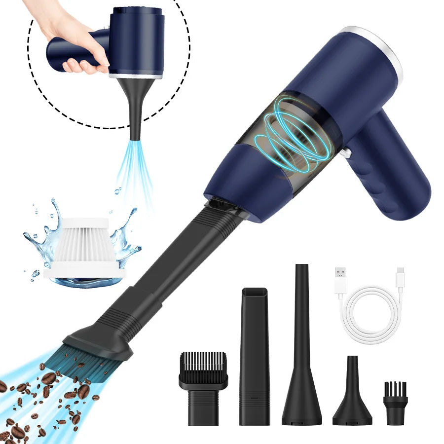 Xiaomi Car Vacuum Cleaner Handheld Wireless Vacuum Clean Household Car Mounted Strong Suction Multifunctional Vacuum Cleaner New