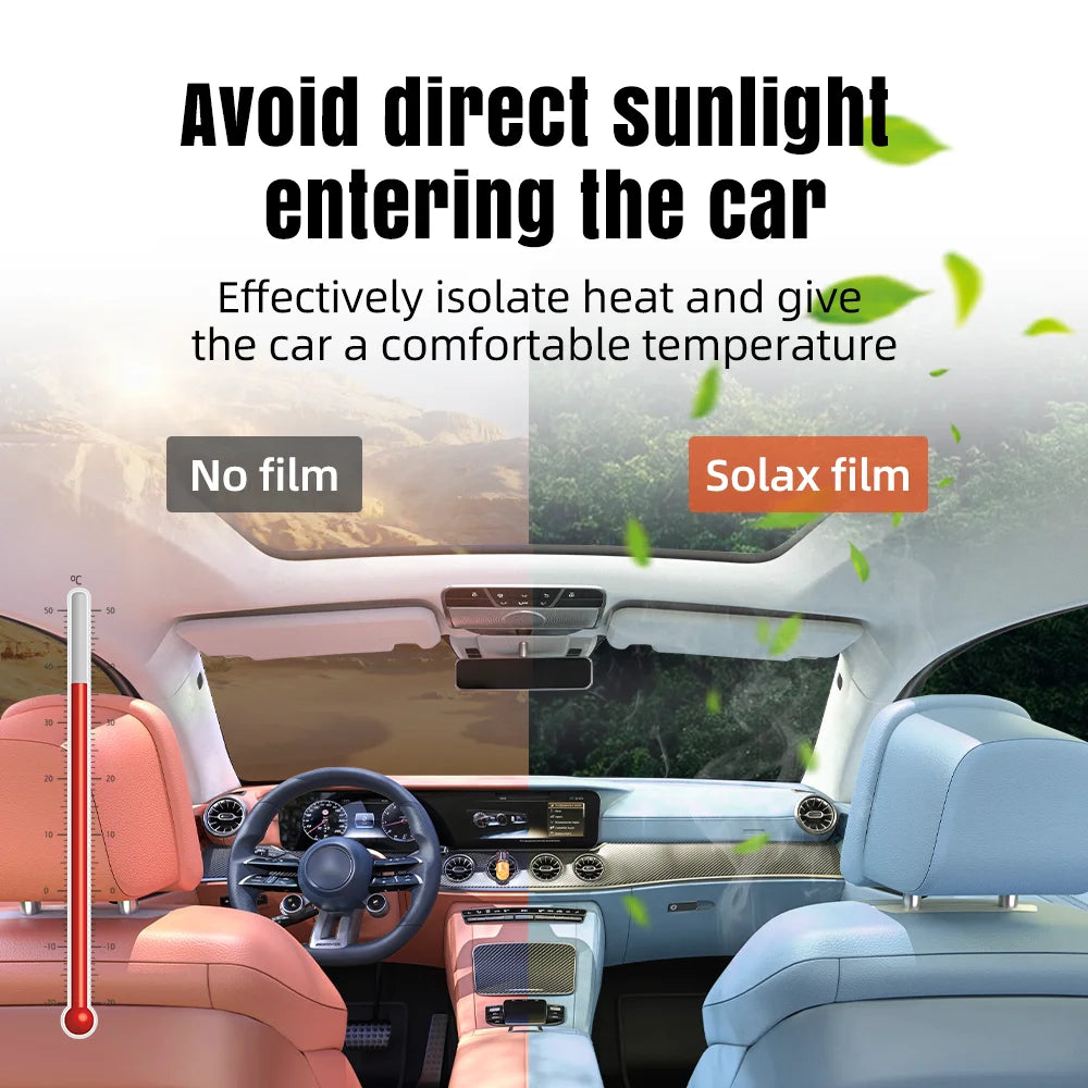 1mX6m Car Window Tint Film Privacy PET Sunshade Stickers IRR99% Nano Ceramic Tint Film Protector UV Sun Glass Windows Cover