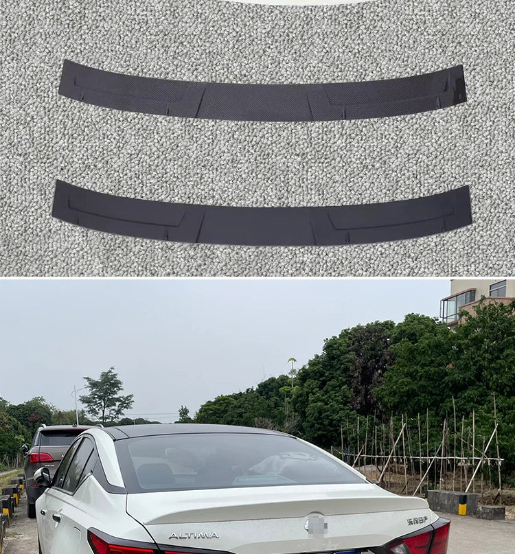 For 2019--2022 Nissan Altima Teana Rear Trunk Spoiler M4 Style Rear Window Roof Spoiler ABS Material Tuning Body Kit Accessories