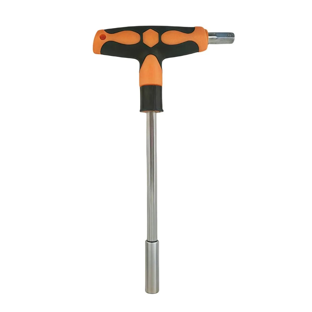 Screwdriver Set with T-shape Cross and Straight Slot Hexagon and Plum-shaped Heads Plus Socket Set for DIY Lovers Maintenance