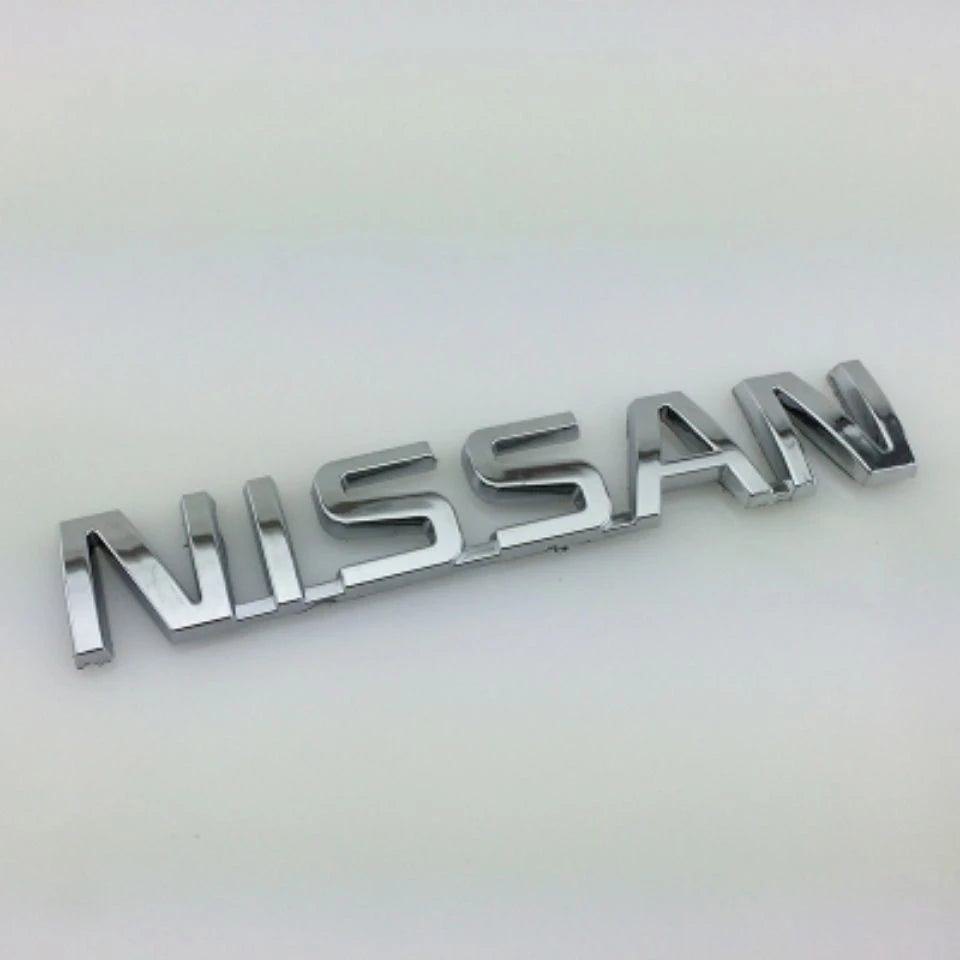 ABS Car Rear Trunk Bumper Tail Emblem Letter Sticker for Nissan Qashqai J11 J10 Leaf Juke Patrol Micra X Trail Tiida Nismo Note