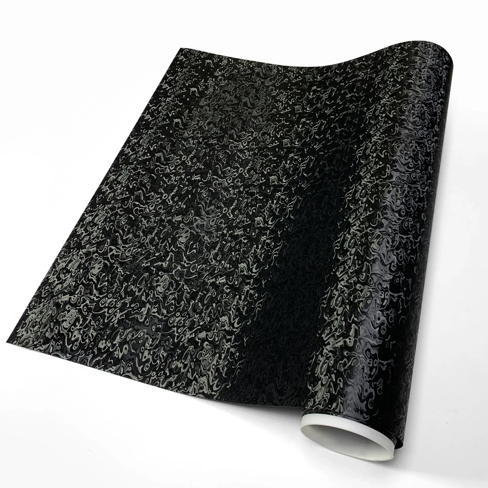 9D Carbon Fiber Car Sticker Self Adhesive Glossy Black Vinyl Wrap Film Anti-Scratch Auto Decoration Sticker for Cars Accessories