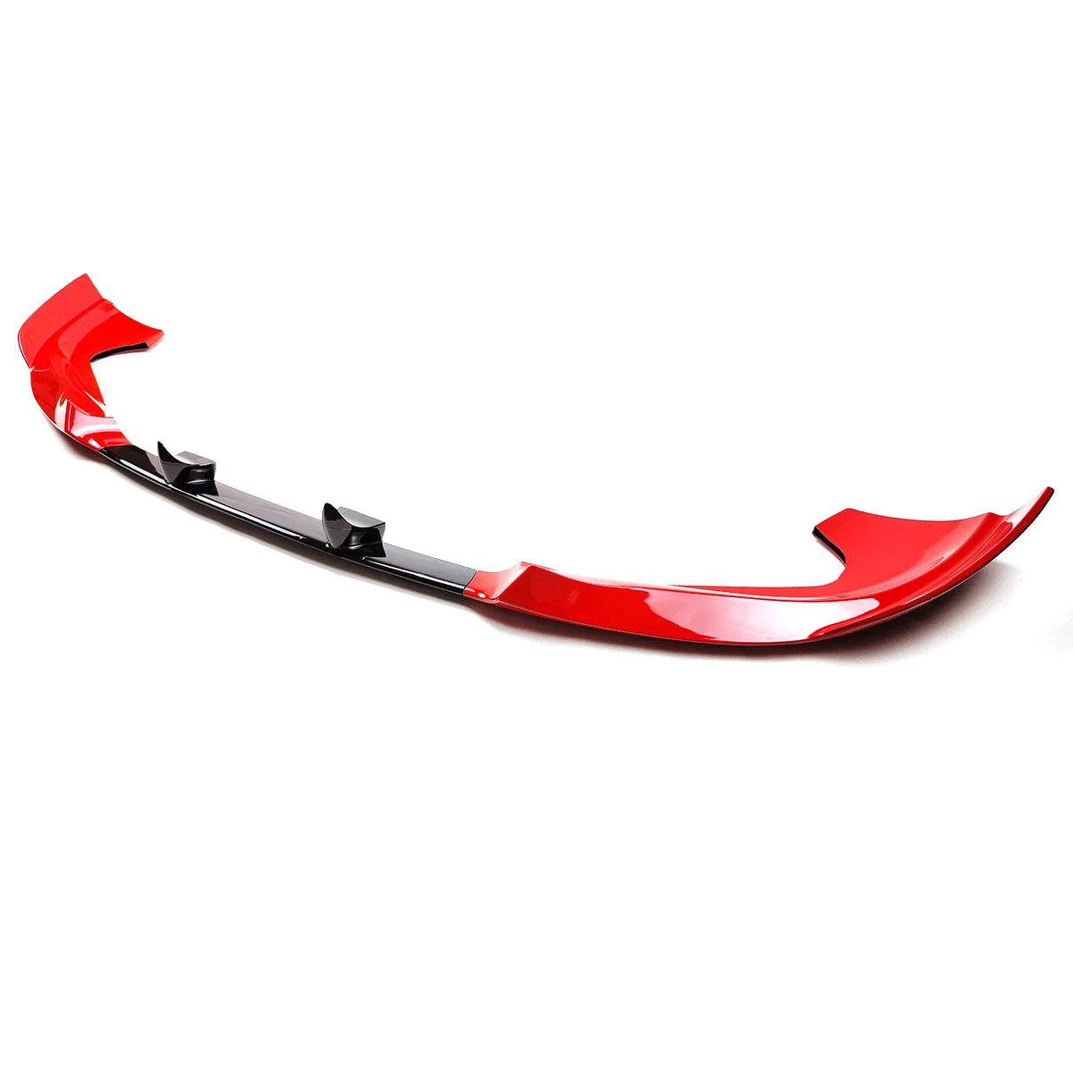 3PCS For Jeep Grand Cherokee SRT 2012 -2016 SRT8 Car Front Bumper Lip Splitter Spoiler Carbon Fiber Style Body Kit White Red
