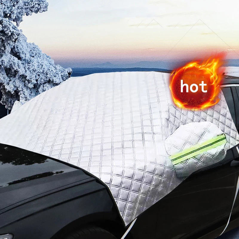 Car Windshield Mirror Reflective Bar Cover Sun Shade Protector Winter Snow Ice Rain Dust Frost Guard Aluminium Film Universal