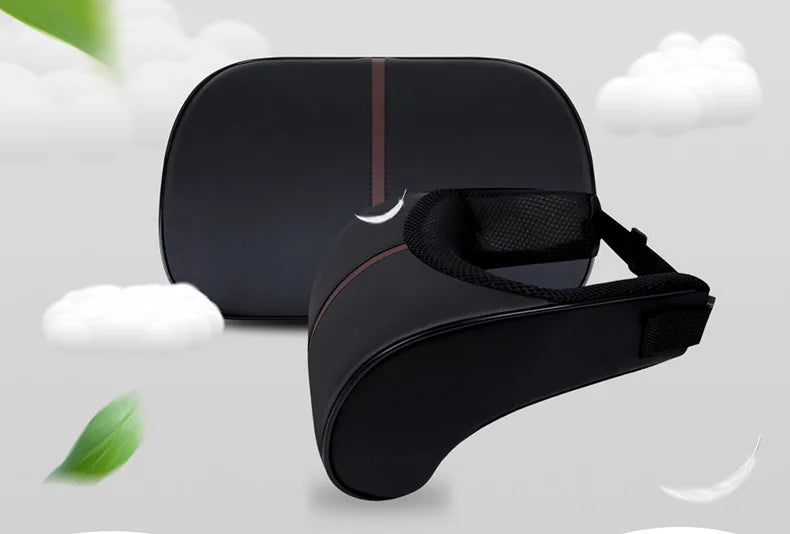 1pc Car Headrest Memory Cotton Car Pillow Neck Pillow Car Waist Pillow Car Pillow Waist Pad Car Supplies