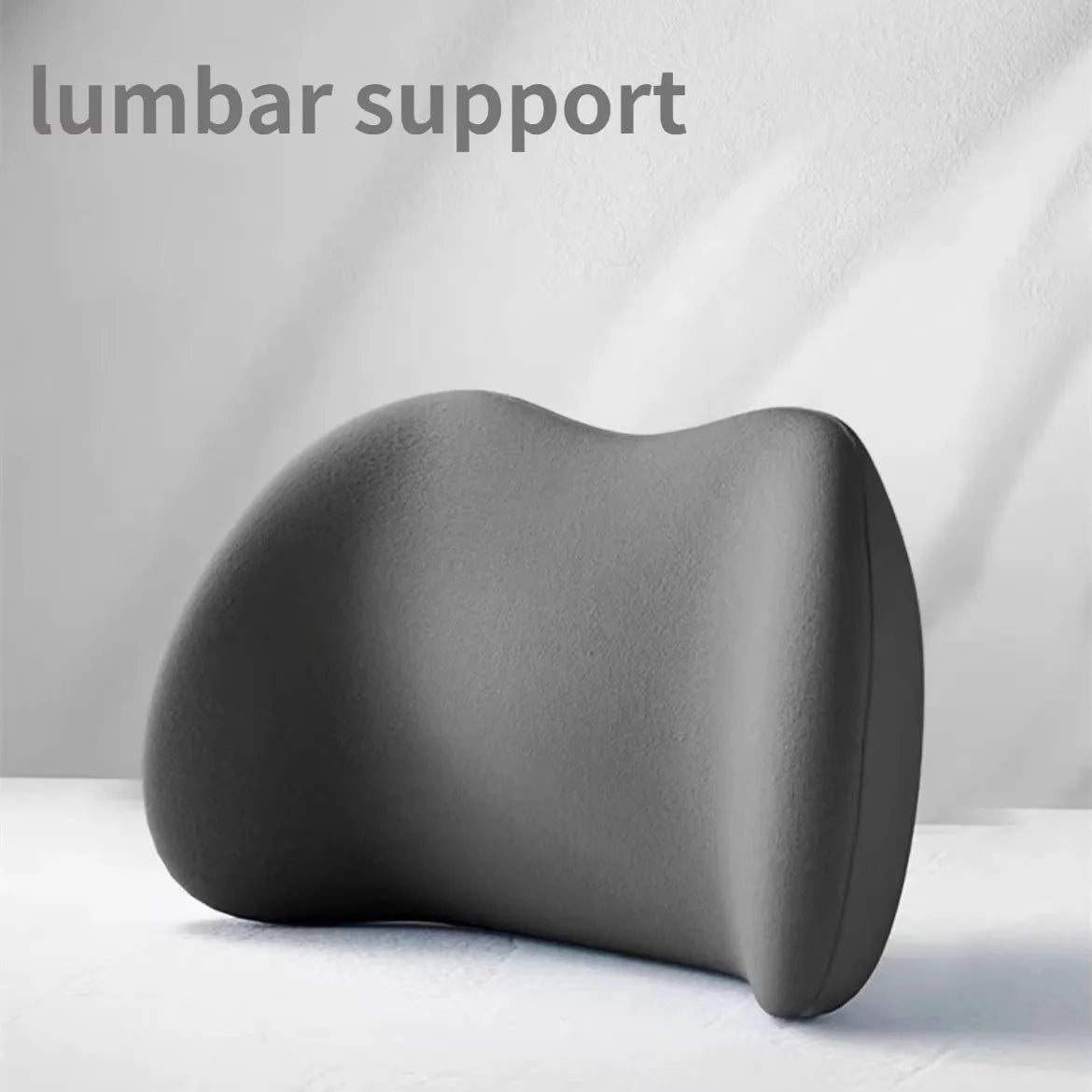 Car Memory Foam Neck Pillow Protection Lumbar Backrest Cushion Lumbar Support Car Headrest Interior Parts