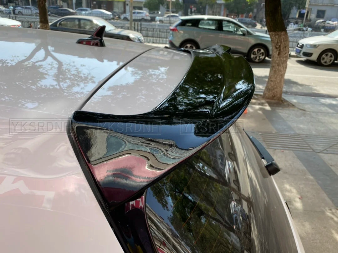 For Golf MK7 MK7.5 TDI TGI GTE GTD Golf 7 7.5 V Style Rear Spoiler Wing Gloss Black ABS Car-styling Lip Splitter Trim 2014-2019