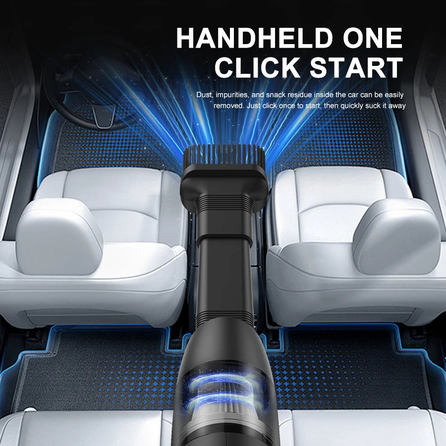 Xiaomi Car Vacuum Cleaner Handheld Wireless Vacuum Clean Household Car Mounted Strong Suction Multifunctional Vacuum Cleaner New