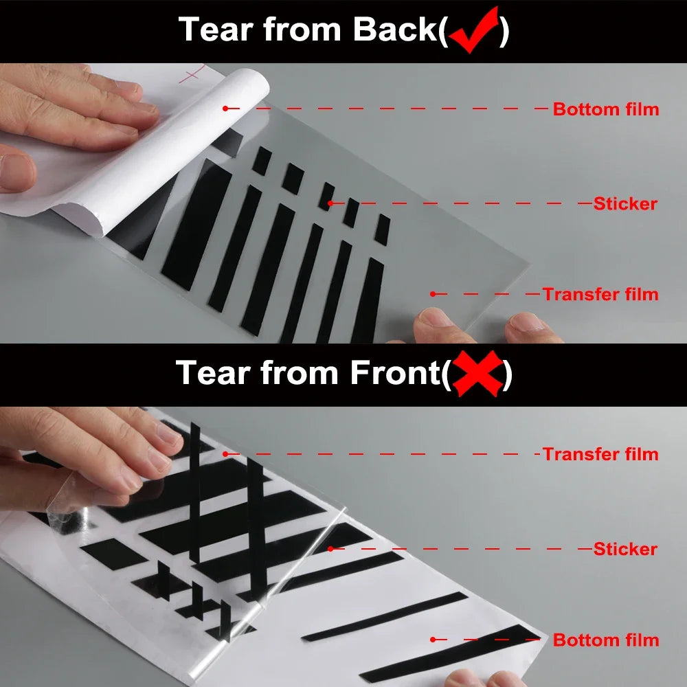 Car Hood Bonnet Sticker For Hyundai I30N i30 N-Line GDI MK3 Racing Sport Stripe Style Vinyl Decor Decals Auto Tuning Accessories