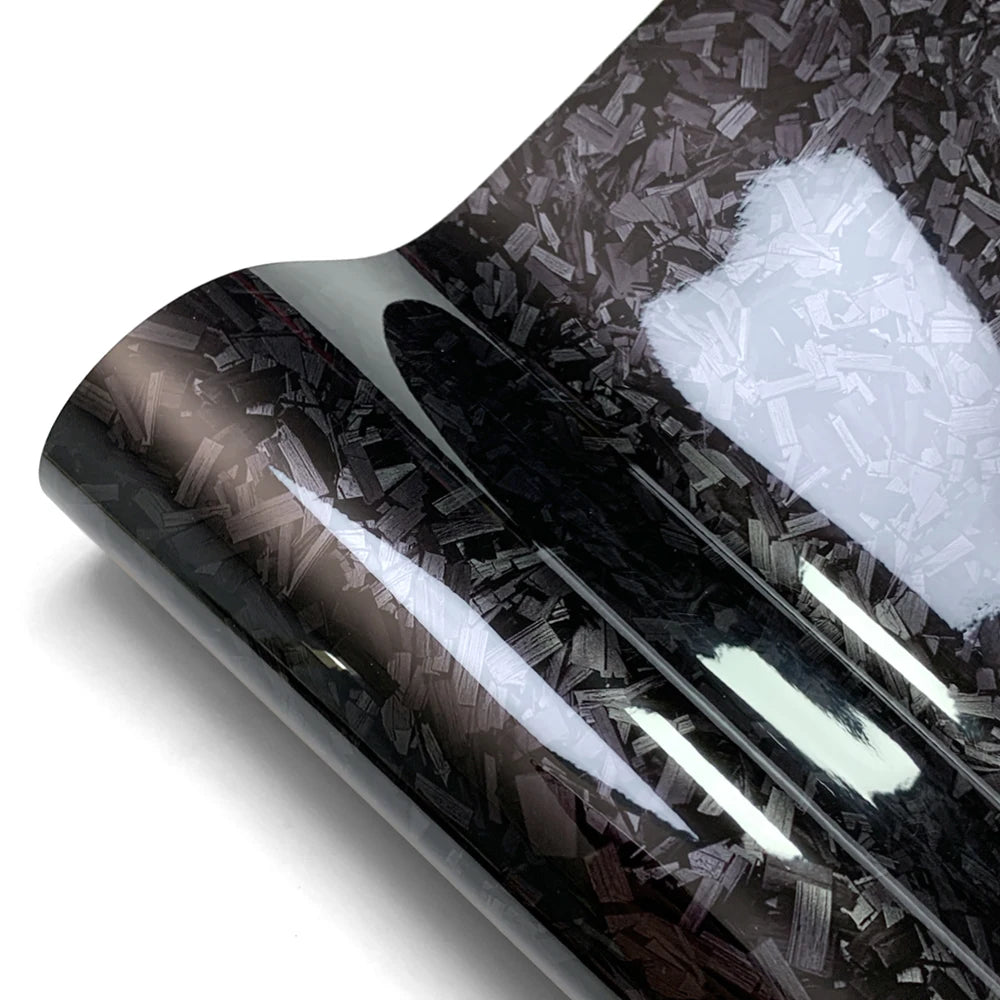 9D Carbon Fiber Car Sticker Self Adhesive Glossy Black Vinyl Wrap Film Anti-Scratch Auto Decoration Sticker for Cars Accessories