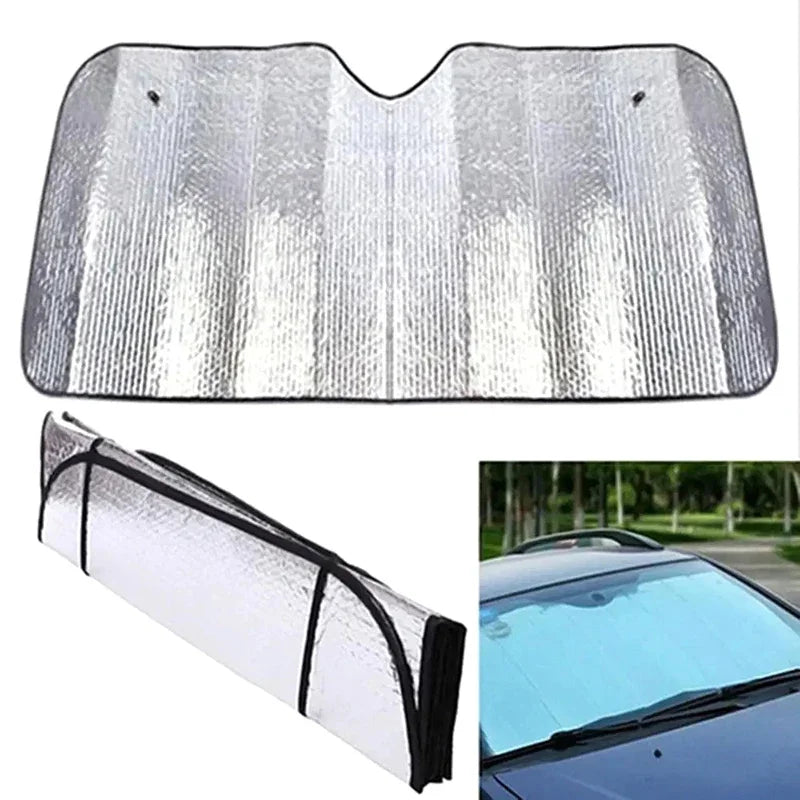 Car windshield foldable visor 130/140cm cover block Reflector Portable breathable UV protection device