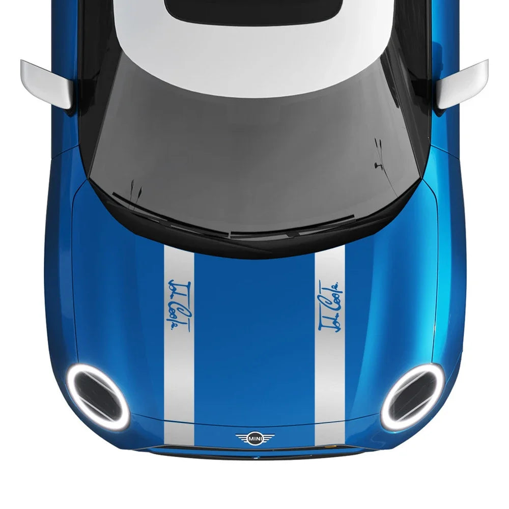 Car Hood Bonnet Sticker Vinyl Decor Decal Auto Tuning Accessories for MINI John Cooper S R55 R56 R60 F55 F56 F60 F54 R61 R53 R57