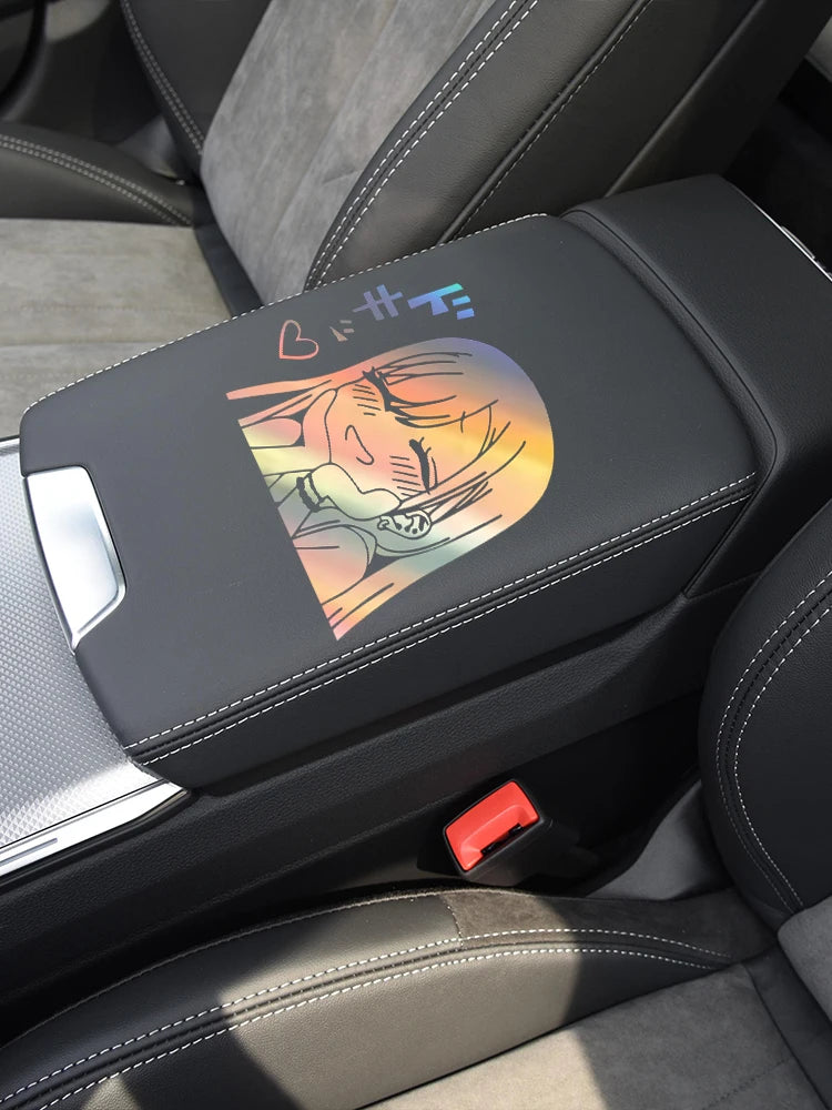 personalityCar interior stickers Cute anime car stickers Car window bumpers Die-cut vinyl stickers Audi BMW car decorative acces