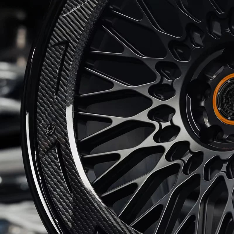 Forged Aluminum Alloy Car Carbon Fiber Rims 5x114.3 5x120 5x130 18 19 20 22 24 26 Inch Wheel Rim for Mercedes Rolls Royce