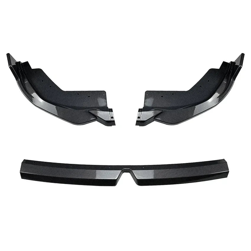 Car Front Bumper Splitter Lip Body Kit Spoiler Diffuser Black Accessories For BMW 3 Series G20 LCI M Sport 320i 325i 2023+