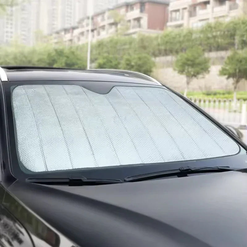 Car windshield foldable visor 130/140cm cover block Reflector Portable breathable UV protection device