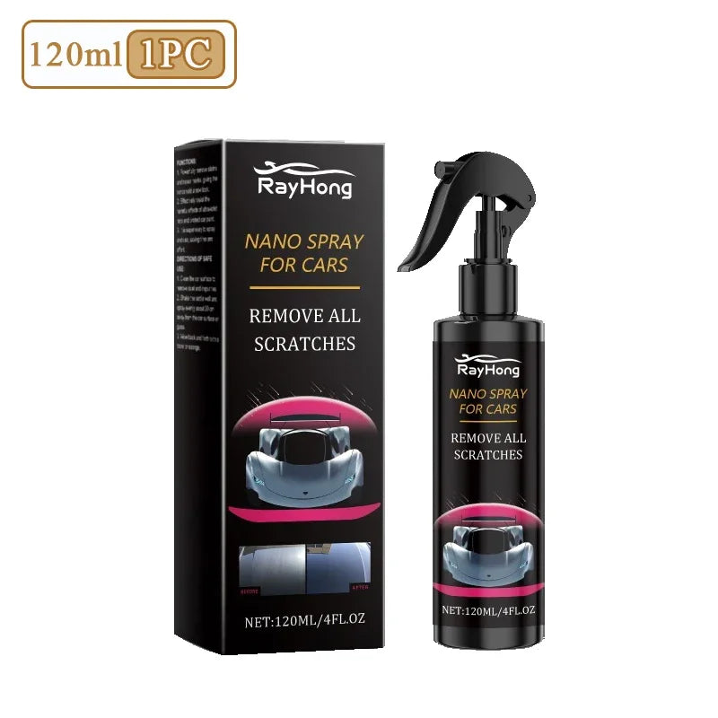 30/120ML Car Nano Coating Spray Liquid Wax Polish Paint Sealant Water Repellent Protective Layer for Automotive Detailing Shine