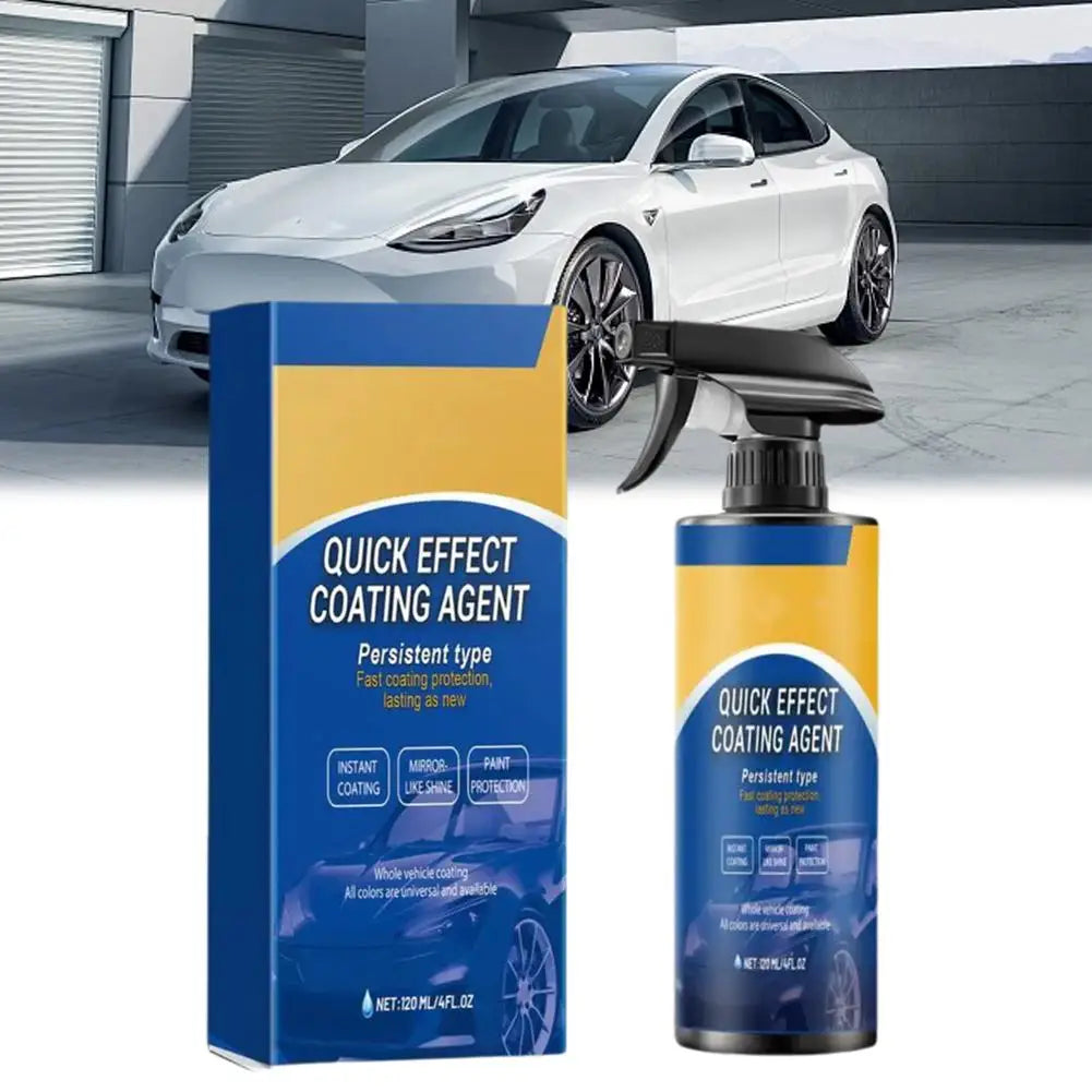 120ml Car Coating Spray Waterless Fast-Acting High-Protection Fast-Acting Car Scratch Remover Long-Lasting And Durable