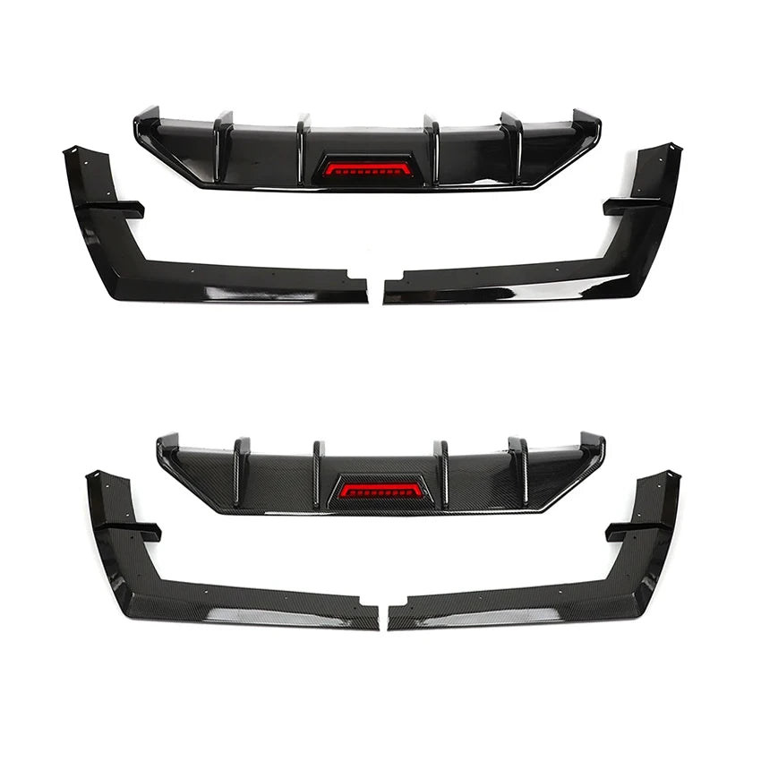 For Hyundai Elantra 2021 2023 2025 Rear Bumper Diffuser Splitter Chin Spoiler Exhaust Pipe Bodykit Car Tuning Accessories