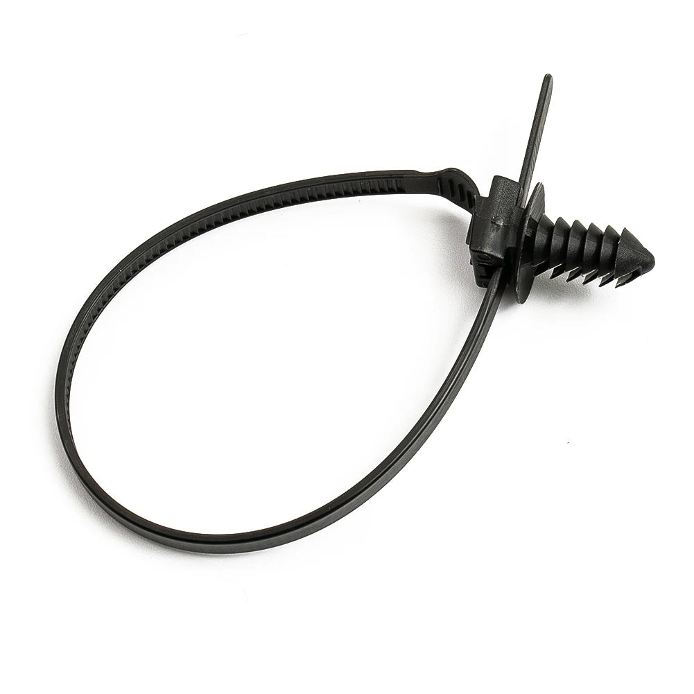 100/50Pcs Self-Locked Nylon Cable Tie Push Clips Wire Tie Released Zip Straps Car Pipe Cable Fastener Bundle Fixed Binding