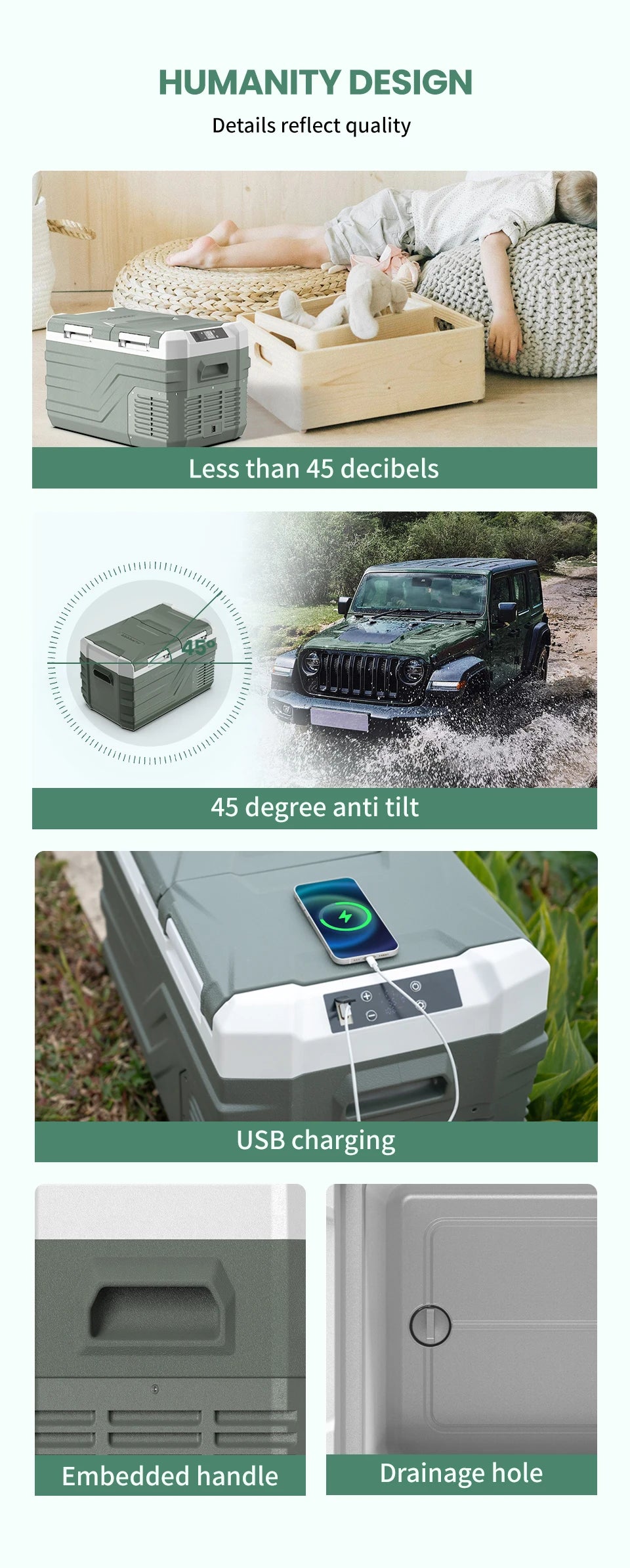 Alpicool NLS 20L 30L 40L Car Refrigerator Dual Zone 12V Portable Compressor Fridge Freezer 12/24V DC 100-240V AC for Camping