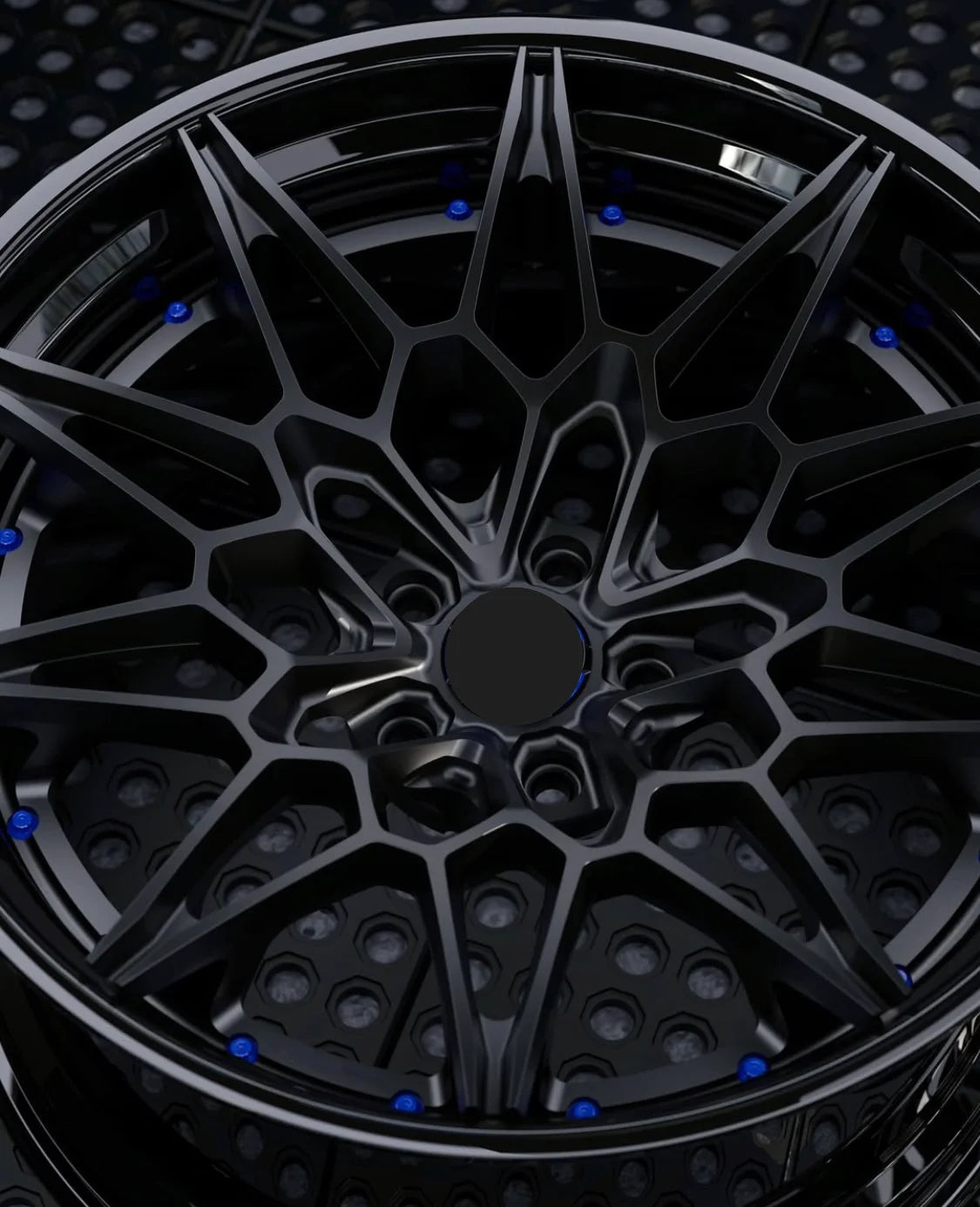 High Quality Deep Concave Monoblock 2 Piece Wheel Rims Fit for BMW M3 G80 M4 G82 Gloss Black Forged Wheels