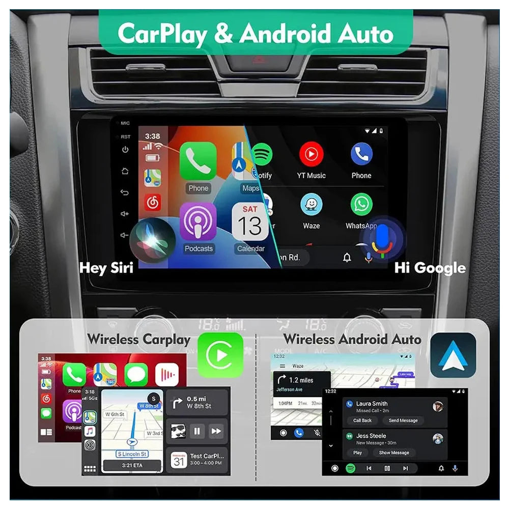 Android 15 Car Radio For Suzuki Swift 4 2011-2017 Wireless Carplay Auto Radio Multimedia Player 4G Wifi GPS DSP 48EQ 2din