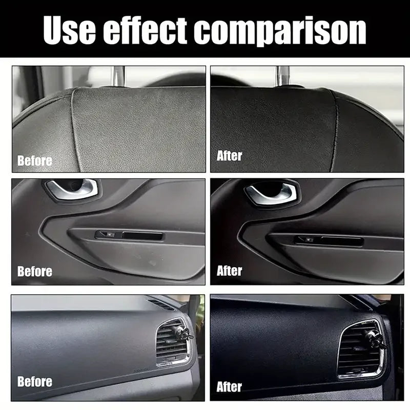 Car interior renovation wax, crystal plating wax, repair bumper scratches, restore car interior gloss, repair plastic PU leather