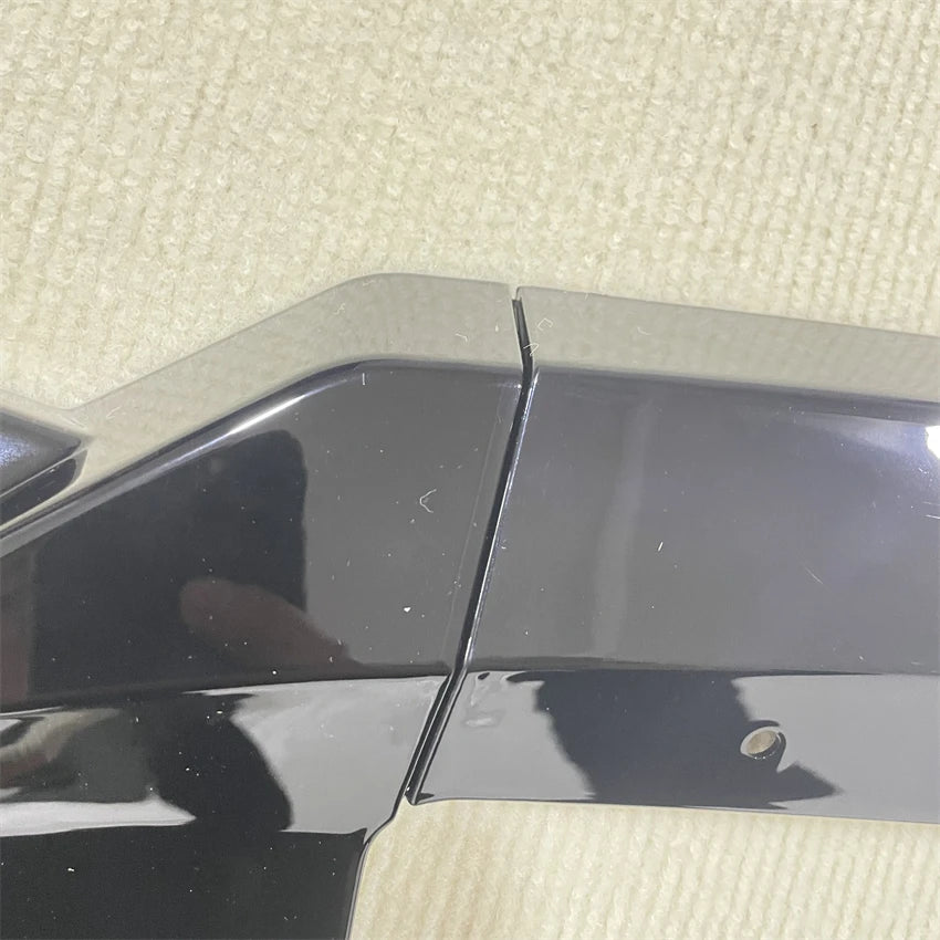 Car Front Bumper Splitter Lip Body Kit Spoiler Diffuser Black Accessories For BMW 3 Series G20 LCI M Sport 320i 325i 2023+