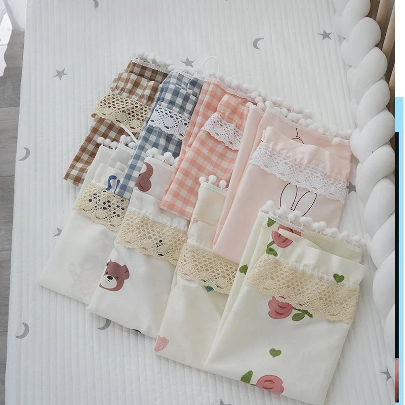 Car Side Window Sunshade Curtains Suction Cup Checkered Design Car Accessories Light-Blocking Lace Trim Car Privacy Curtains