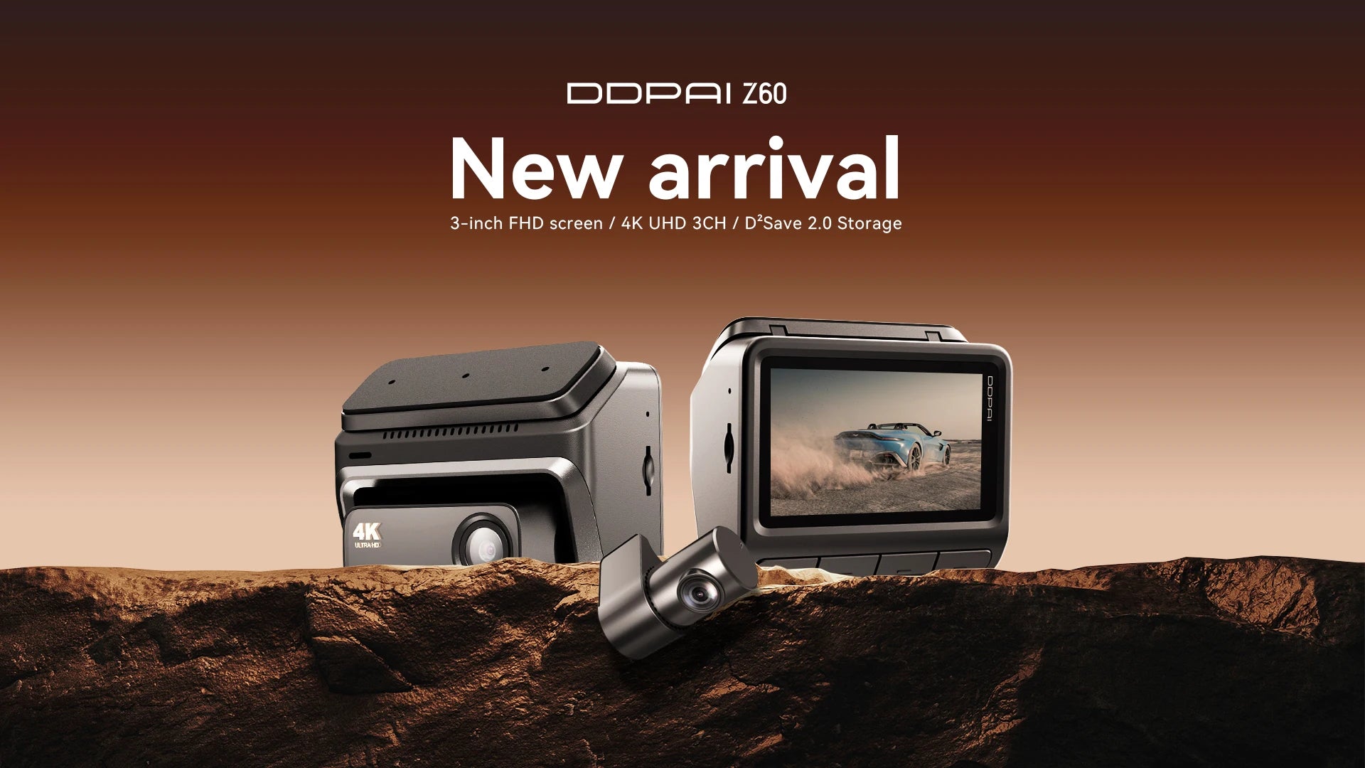 DDPAI Dash Cam Z60 3CH Support Rear and Interior Dash Cam With GPS 5GHz WiFi ADAS NightVISion Dash Camera 24H Parking Monitor