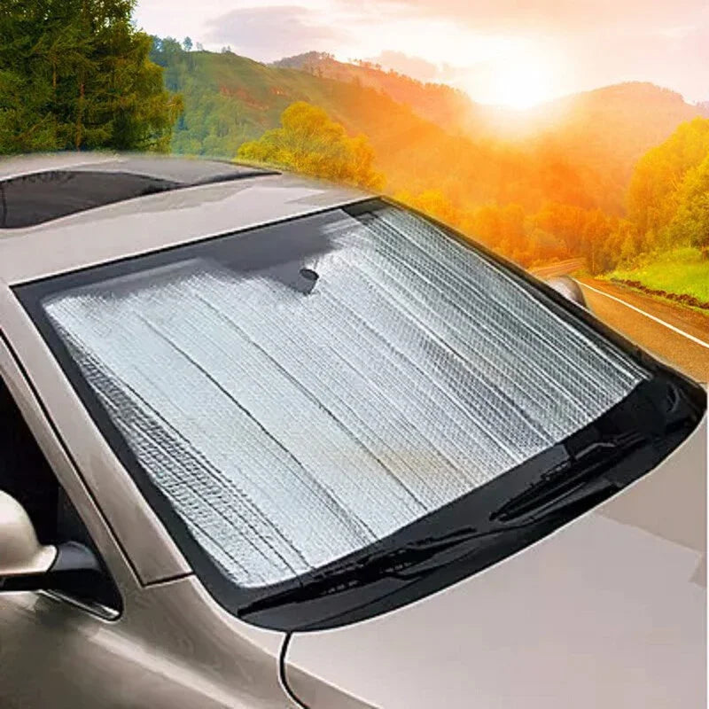 Car windshield foldable visor 130/140cm cover block Reflector Portable breathable UV protection device
