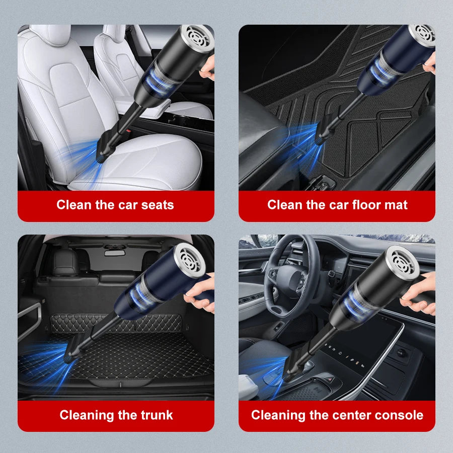 Xiaomi Car Vacuum Cleaner Handheld Wireless Vacuum Clean Household Car Mounted Strong Suction Multifunctional Vacuum Cleaner New