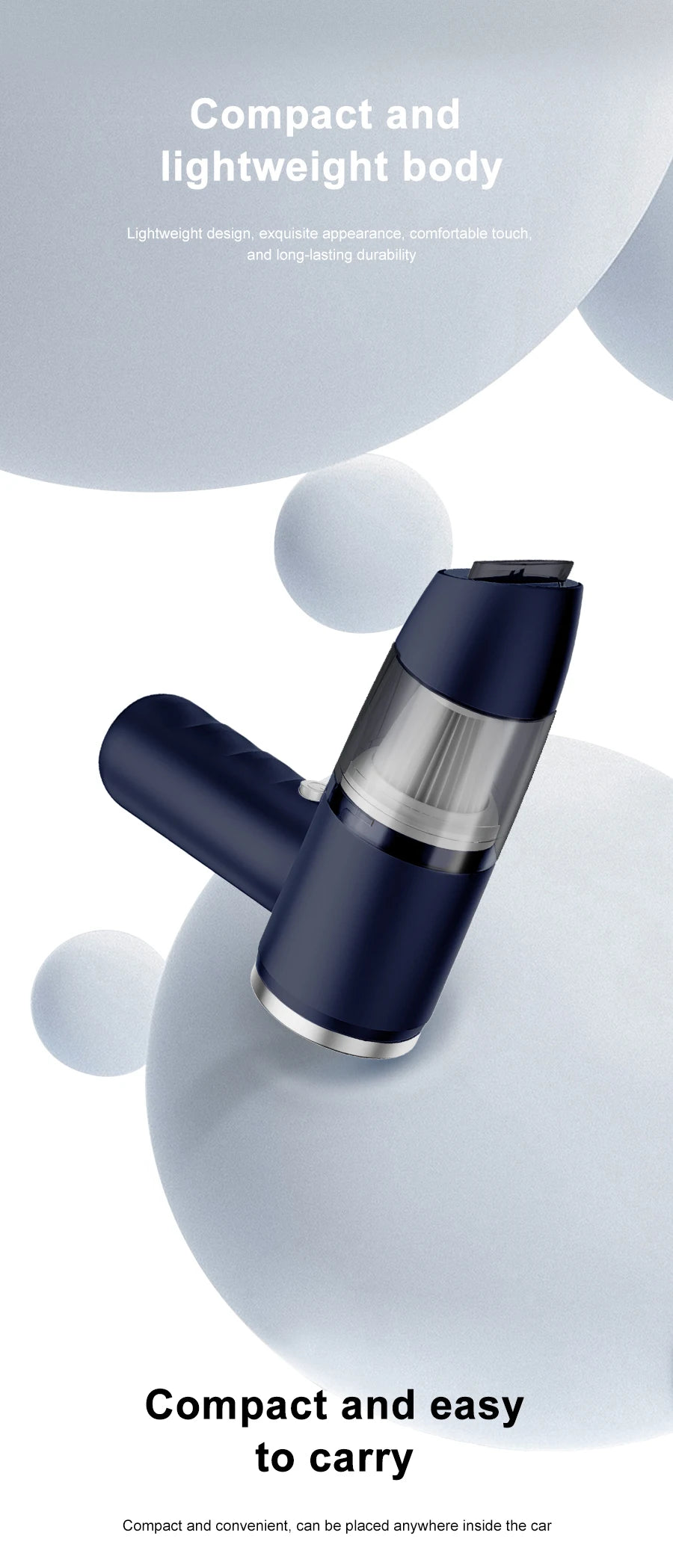 Xiaomi Car Vacuum Cleaner Handheld Wireless Vacuum Clean Household Car Mounted Strong Suction Multifunctional Vacuum Cleaner New