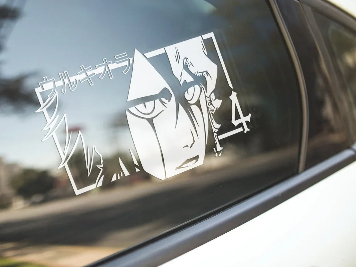 Bleach Decals Sad Hollow Anime Car Stickers Waterproof JDM Accessories Auto Exterior Decorations Car Bumper Window Door Sticker