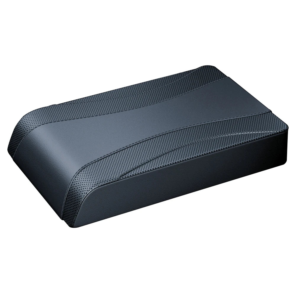 Adjustable Leather Armrest Cushion Arm Rest Box Armrest Box Height Pad Car Armrest Pad Auto Seat Gap Organizer Elbow Supportor