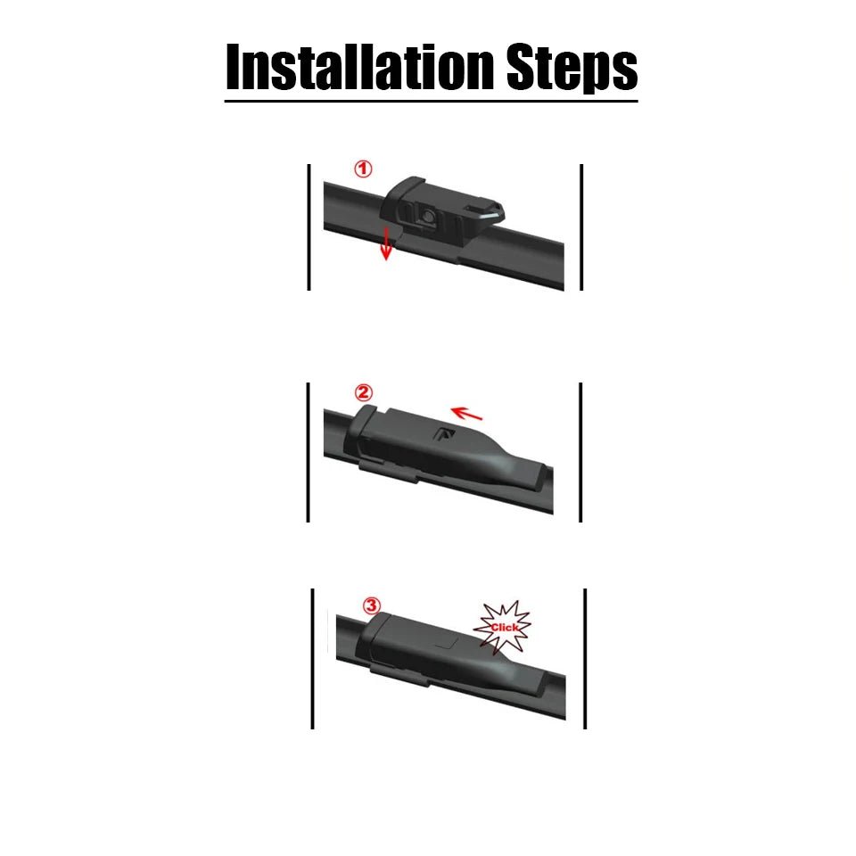 Front Wiper Blades For Honda Civic 2004-2023 2018 2019 2020 2021 2022 2017 Windscreen Windshield Window Auto Accessories 24"+19"