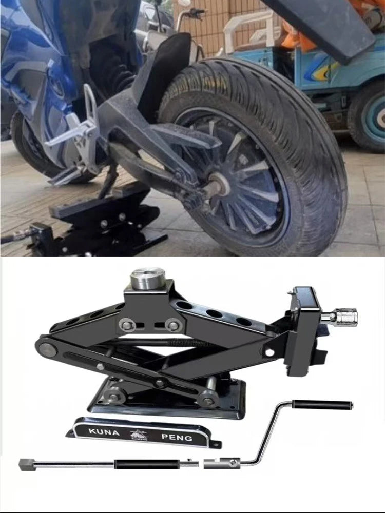 2.8T 2T car scissor jack, both manual and electric, suitable for maintenance tools such as cars and motorcycles