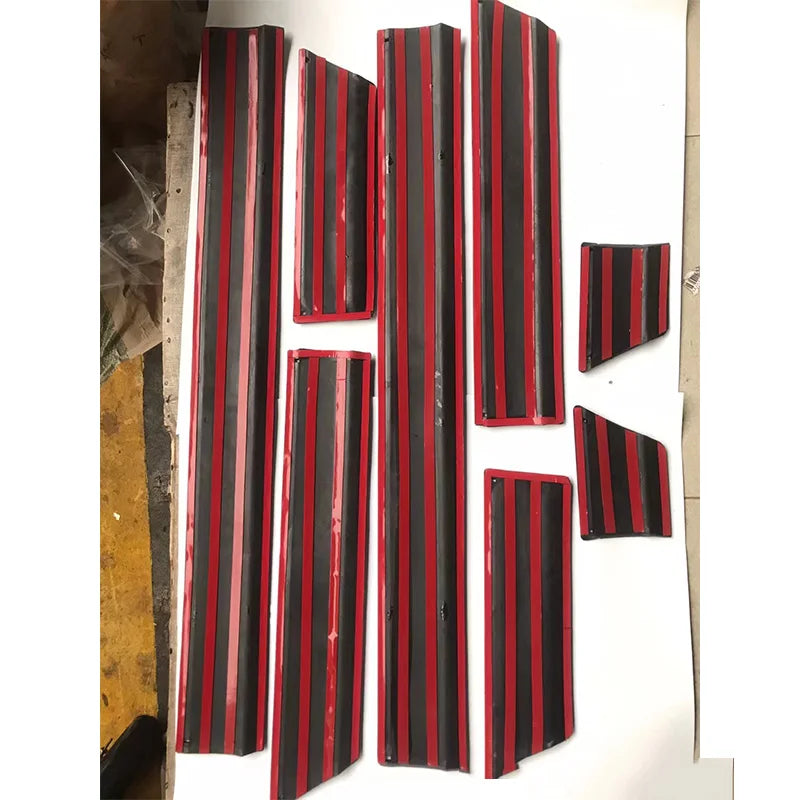 12CM for Toyota Land Cruiser 4500 LC80 Anti-collision Rubber Block Door Trim FZJ80 Full Vehicle Anti-collision Plate 1992-1996