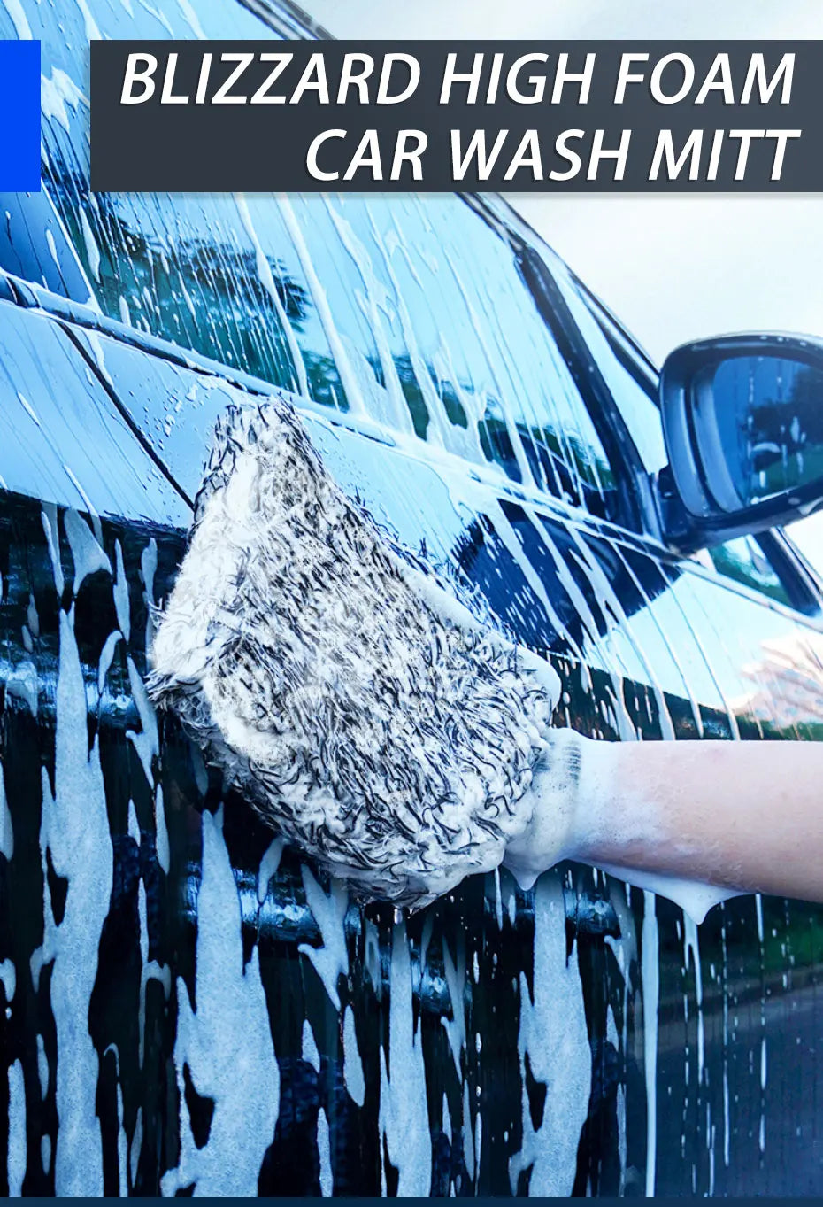 SEAMETAL Car Wash Microfiber Wheels Brush Non-Slip Ultra Soft Car Cleaning Gloves Mitt Car Wheel Spokes Brushes Car Accessories