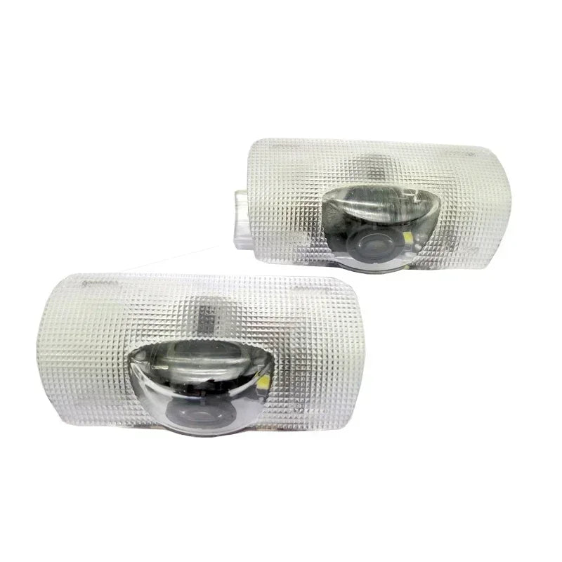 2PCS Car Door Led HD Projector Light Welcome Light Shadow Warning Lamps For Land Cruiser LC300 2007-2019 Car Accessories