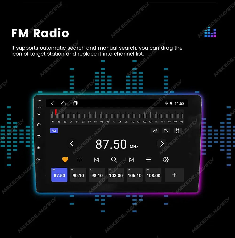Android 14 Car Radio 2GB+32GB Wireless Carplay AUTO For Peugeot 208 2008 2013 2014 - 2020 Navigation GPS Multimedia Video Player