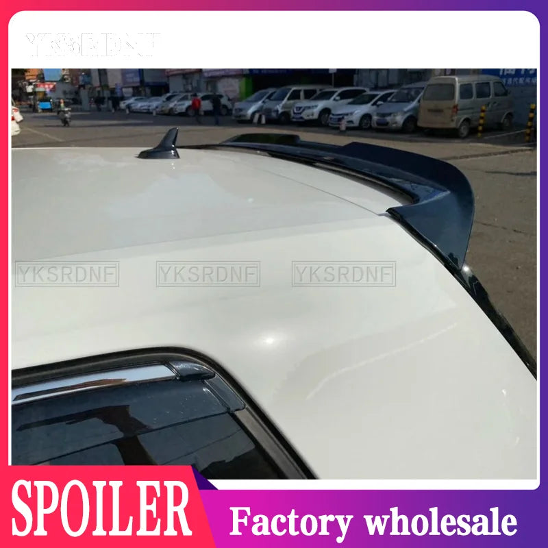 For Golf MK7 MK7.5 TDI TGI GTE GTD Golf 7 7.5 V Style Rear Spoiler Wing Gloss Black ABS Car-styling Lip Splitter Trim 2014-2019