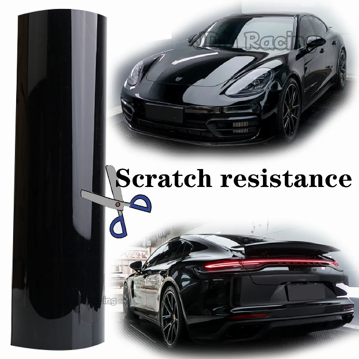Ultra Glossy Black Auto Stickers for Car Wrap Vinyl Accessories for Vehicles Car Film Cover Wrapping Foil Sticker on the Hood